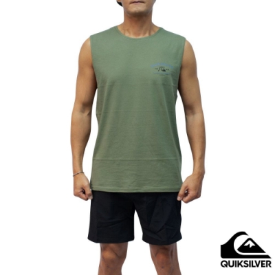 【QUIKSILVER】PACIFIC REST MUSCLE 背心 綠色