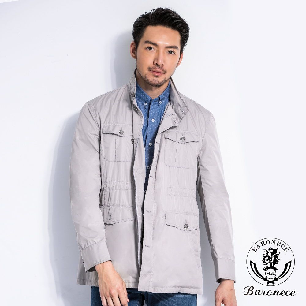 BARONECE型男中長版夾克外套(330651-31)