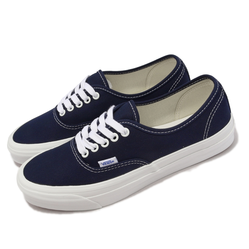 Vans 休閒鞋 OG Authentic LX Vault 男鞋 女鞋 沉靜藍 白 經典款 百搭 帆布 VN0A4BV91X7