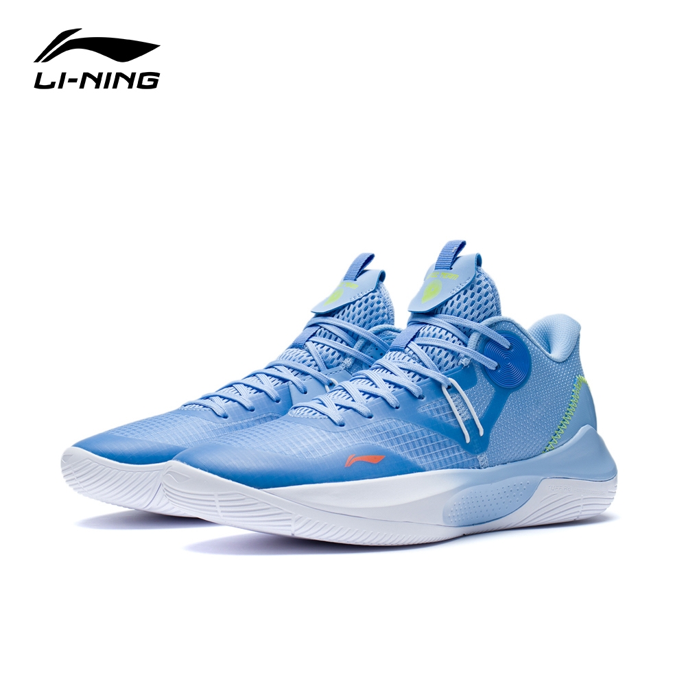 【LI-NING 李寧】音速 Team Low 男子 透氣清涼 籃球鞋 極光藍(ABPS023-3)