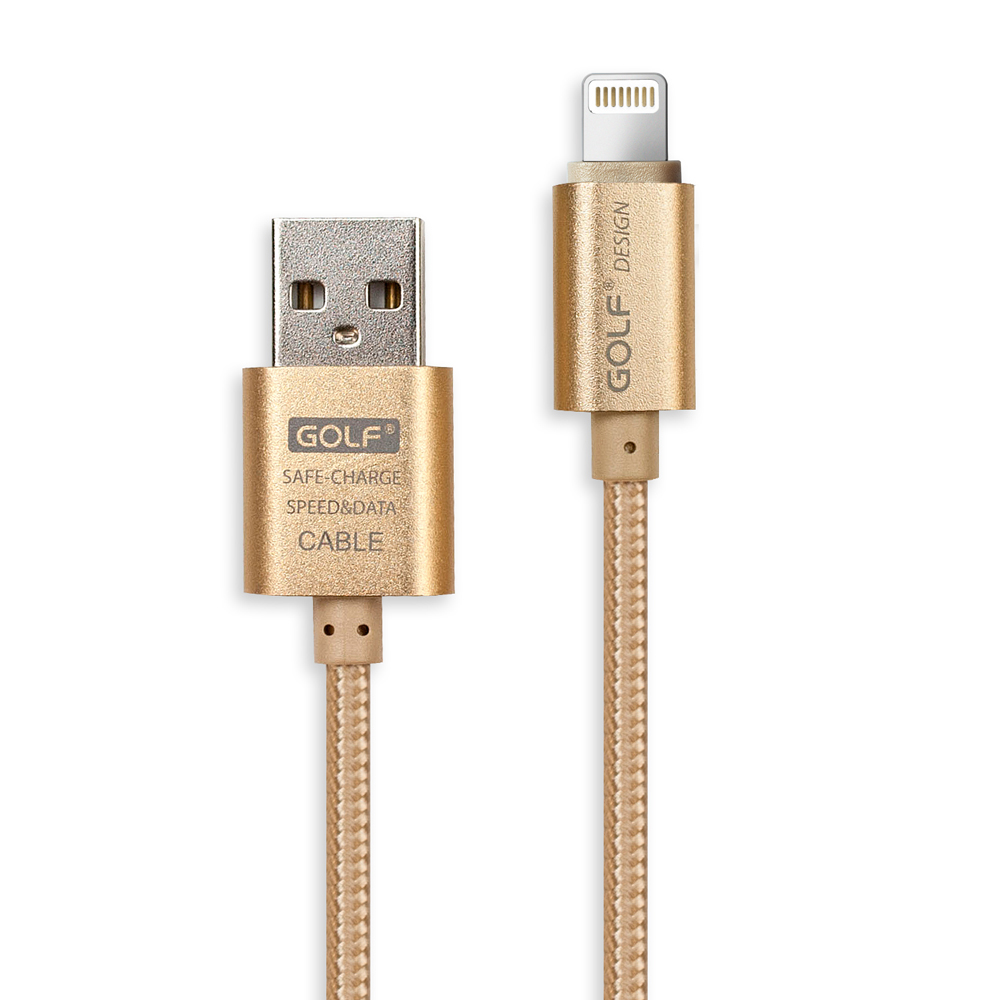 GOLF USB 轉 Apple Lightning 太空鋁系列網狀編織充電傳輸線(1M) product image 1