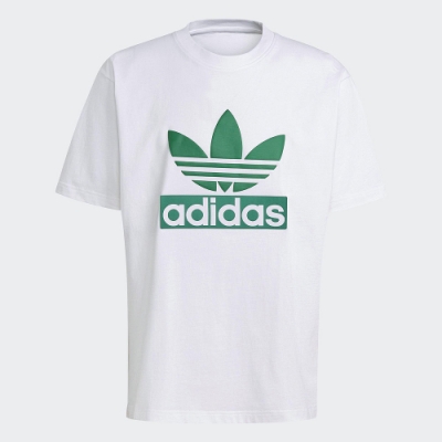 ADIDAS 上衣 運動 慢跑 短袖上衣 男款 白 H09346