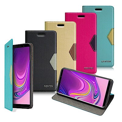 GENTEN for Samsung Galaxy A9 2019 簡約守護磁力皮套