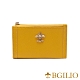 義大利BGilio-十字紋牛皮零錢鑰匙包-黃色 (1736.322-13) product thumbnail 1