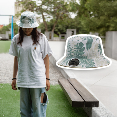 New Era 漁夫帽 Soft Nature Plants 象牙白 綠 刺繡 戶外 中性款 帽子 NE14147954