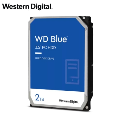 WD 藍標 2TB 桌上型3.5吋 SATA硬碟(WD20EZBX)