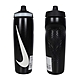 NIKE REFUEL 瓶蓋擠壓水壺 24 OZ-慢跑 登山 單車 N100766609124 黑白 product thumbnail 1