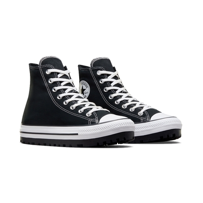 【CONVERSE】 CTAS CITY TREK HI BLACK 休閒鞋 帆布鞋 男女 - A06776C