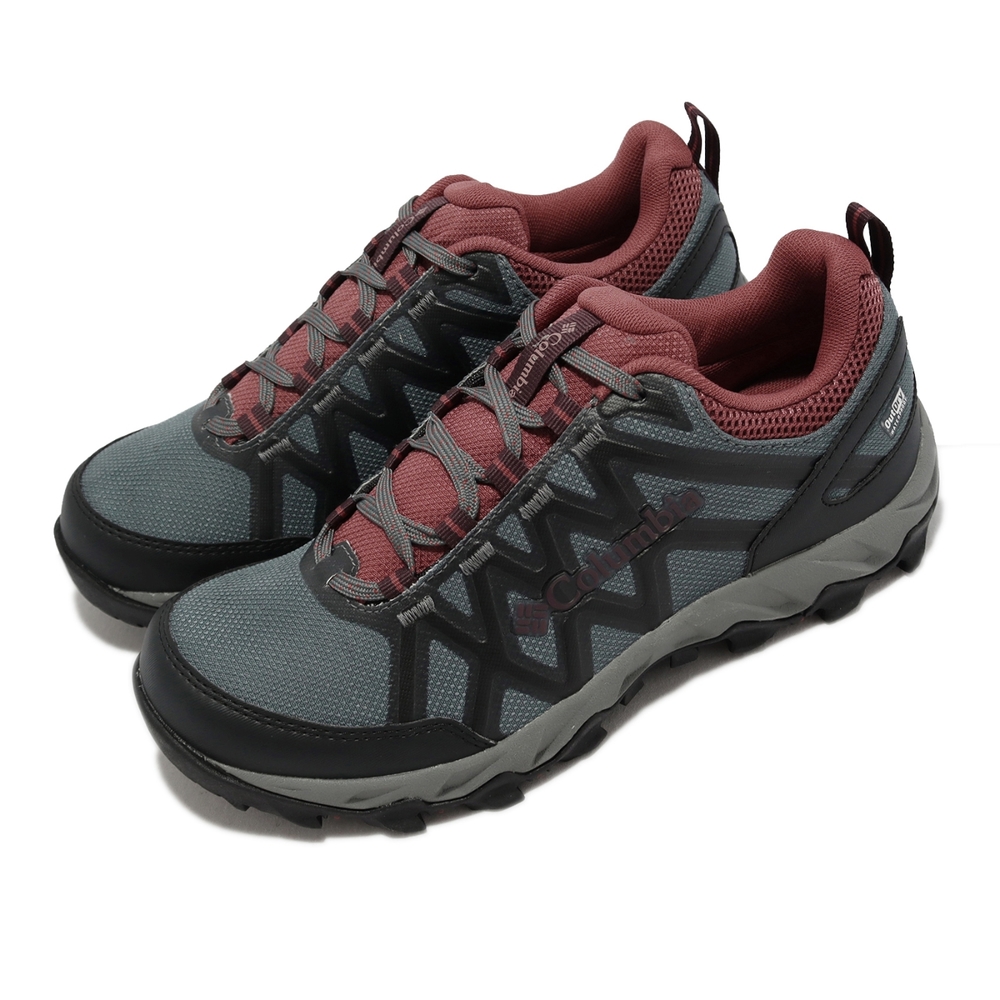 Columbia 戶外鞋 Peakfreak X2 Mid Outdry 女鞋 深灰 藍 防水 登山 低筒 郊山 UBL08290BK