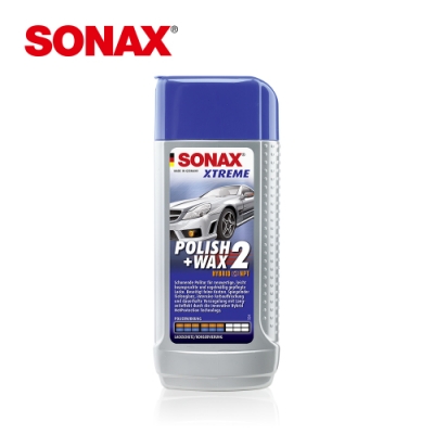 SONAX 極致亮麗護膜WAX2 德國原裝 極微量研磨成分 去除細紋 撥水佳-急速到貨