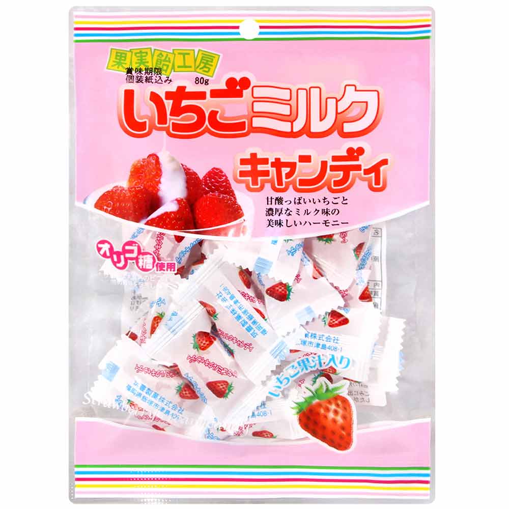 (活動)筑豐 草莓牛奶糖(80g)