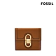FOSSIL Avondale 真皮復古磁釦短夾-咖啡色 SL8292216 product thumbnail 1