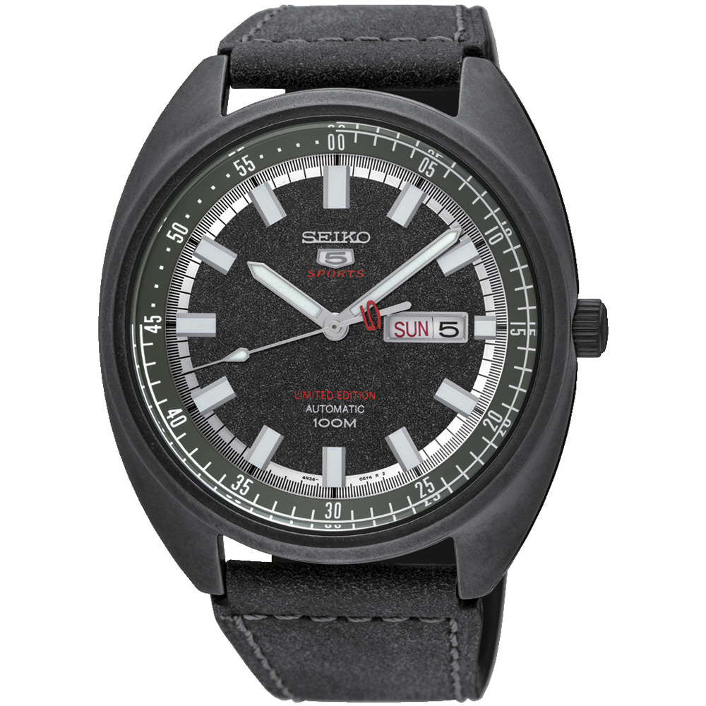 SEIKO 5號24石盾牌限量機械腕錶 4R36-06E0SD SRPB73J1