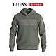 【GUESS】經典LOGO素面長袖帽T(兩色可選) product thumbnail 6