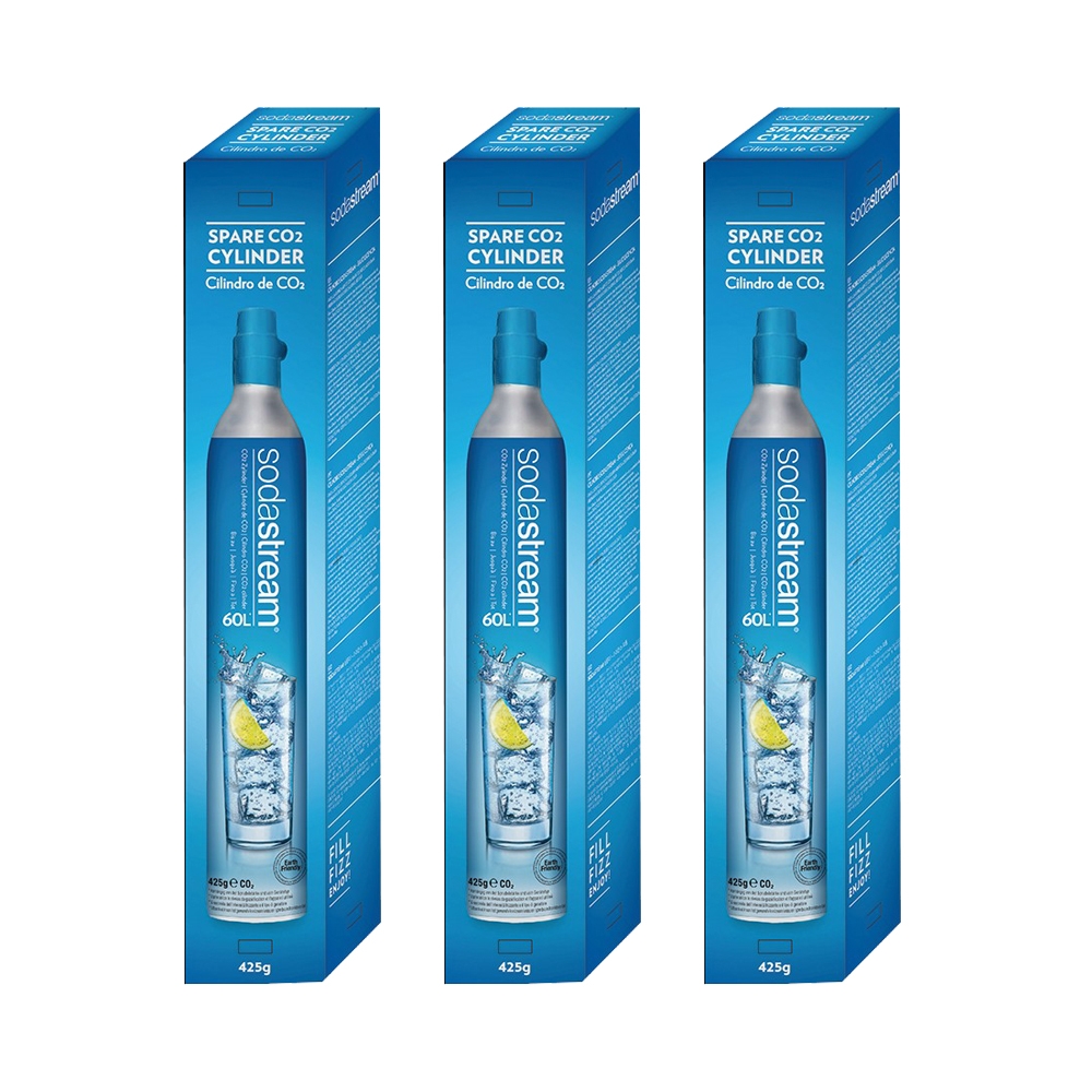 【三入組】Sodastream 二氧化碳全新鋼瓶425g