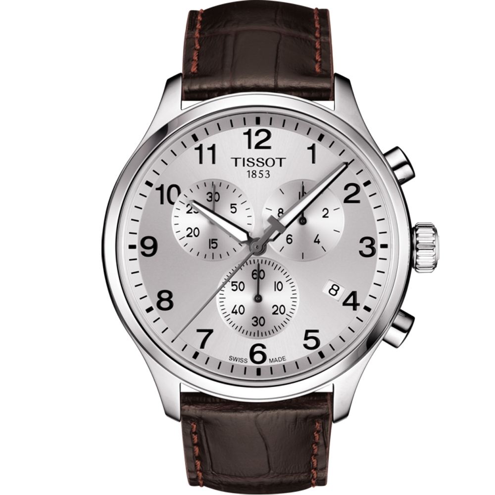 TISSOT 天梭 官方授權 韻馳系列計時腕錶(T1166171603700)45mm