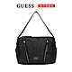 GUESS-女包-LOGO壓紋鉚釘背帶斜肩背包-黑 product thumbnail 1