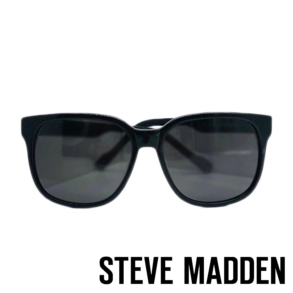 STEVE MADDEN-MOTTAR 品牌時尚抗UV太陽眼鏡-黑白色