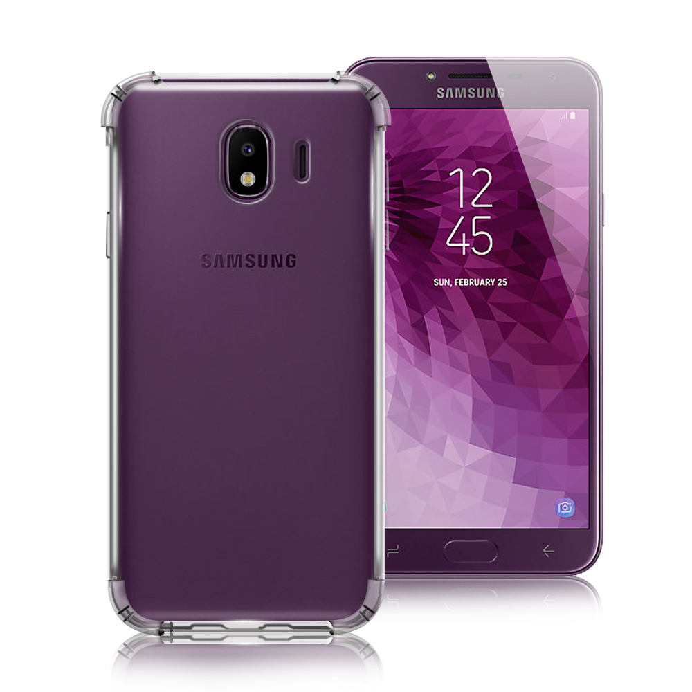 Xmart Samsung Galaxy J4 清透高質感TPU+PC手機保護殼