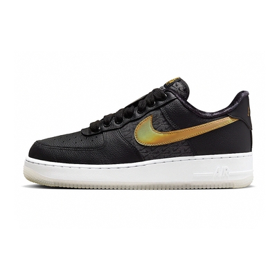 Nike Air Force 1 Low LV8 女鞋 大童 黑金色 冰底 AF1 皮革 運動 休閒鞋 FN6977-010