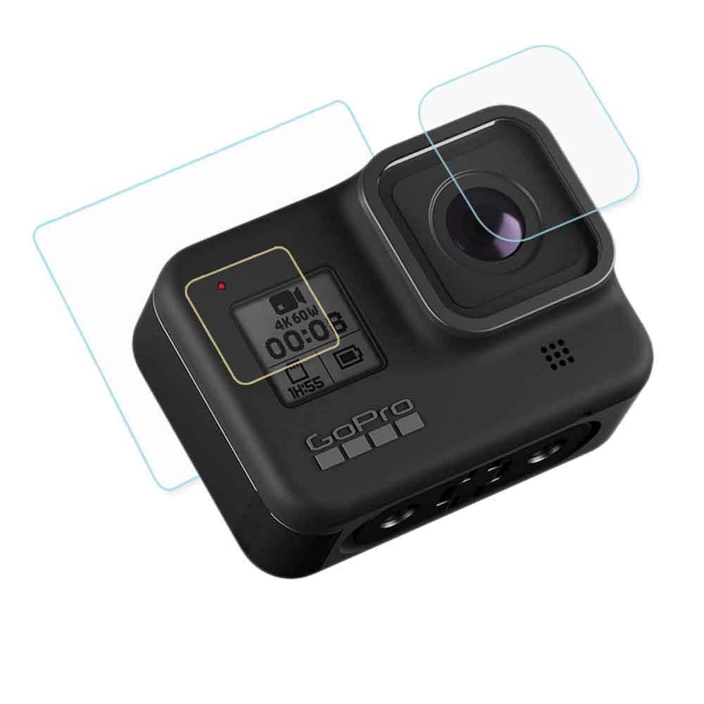 GoPro HERO8 相機鏡頭+觸控螢幕 鋼化玻璃膜 螢幕貼(贈功能視窗護膜)