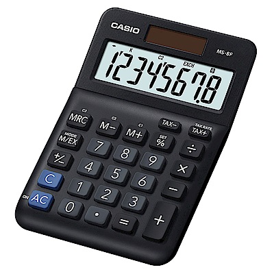 CASIO 8位數桌上小型計算機 (MS-8F)