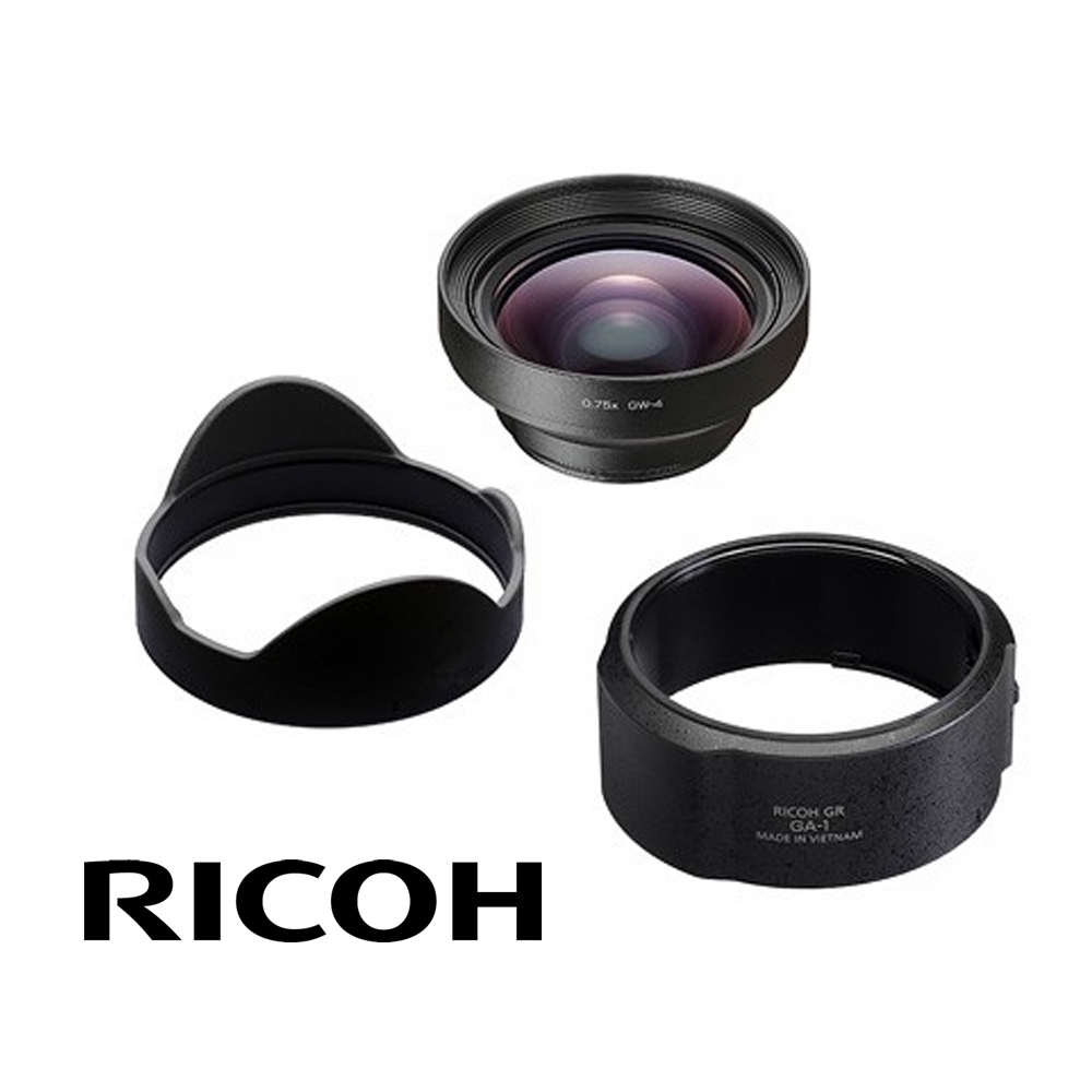 RICOH 超廣角配件組合GW-4 + GA-1  (公司貨)