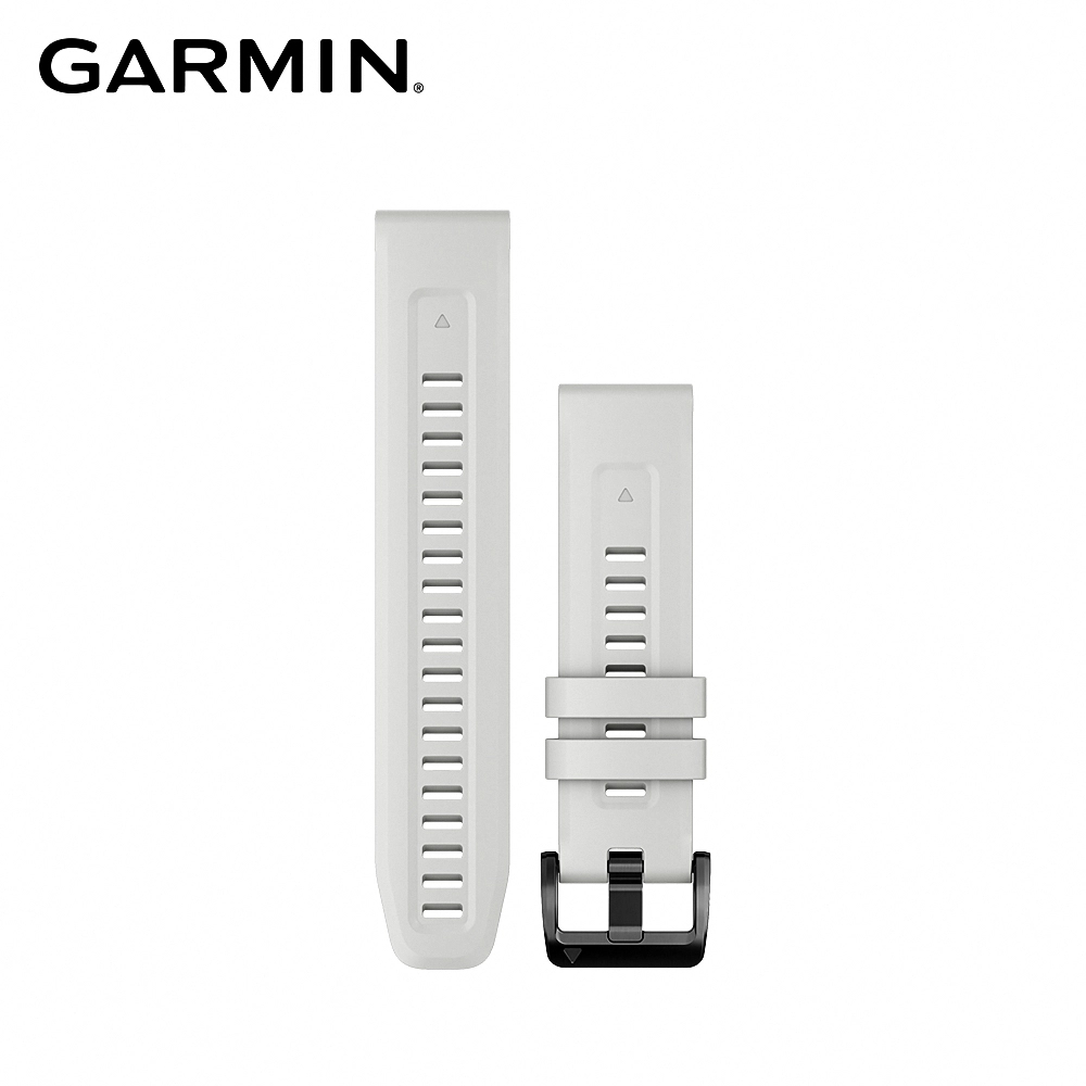 GARMIN QuickFit 22mm 大理石白矽膠錶帶