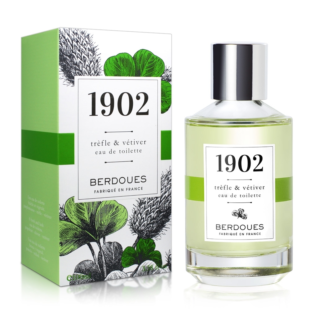 BERDOUES 1902 摩登雅致 三葉草&香根草淡香水100ml