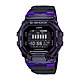 CASIO卡西歐 G-SHOCK 藍牙 半透明 黑x紫 經典方型 運動系列 GBD-200SM-1A6_45.9mm product thumbnail 1