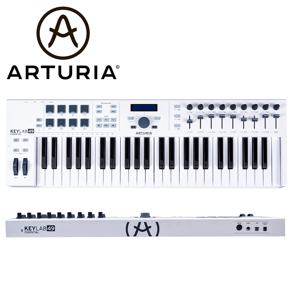 Arturia KeyLab Essential 49 主控控制鍵盤 | 控制/主控鍵盤 | Yahoo奇摩購物中心