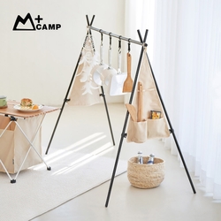 韓國M+CAMP 戶外露營野炊用三角置物掛架(附收納袋)-DIY