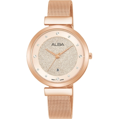 ALBA 雅柏 Fashion系列 閃耀米蘭帶時尚腕錶-32mm(VJ22-X403P/AH7CA0X1)