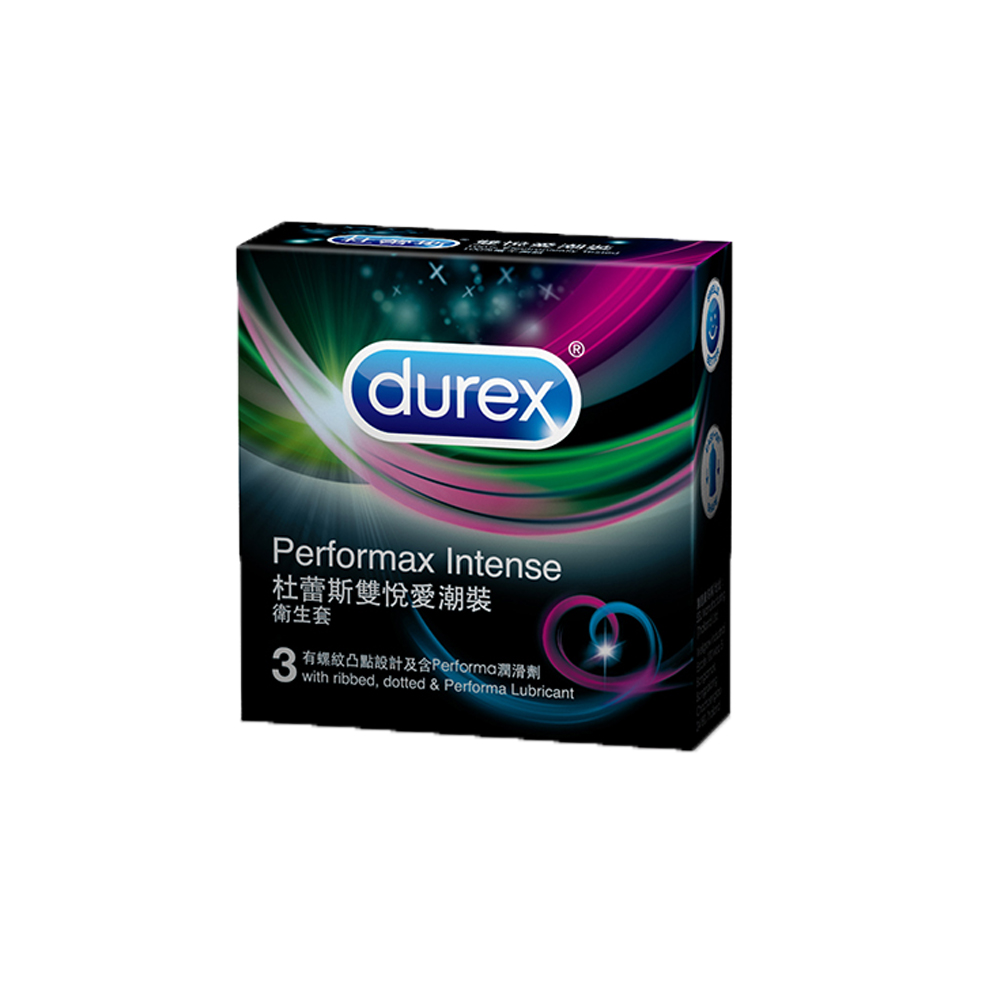 Durex 杜蕾斯-雙悅愛潮裝保險套(3入)