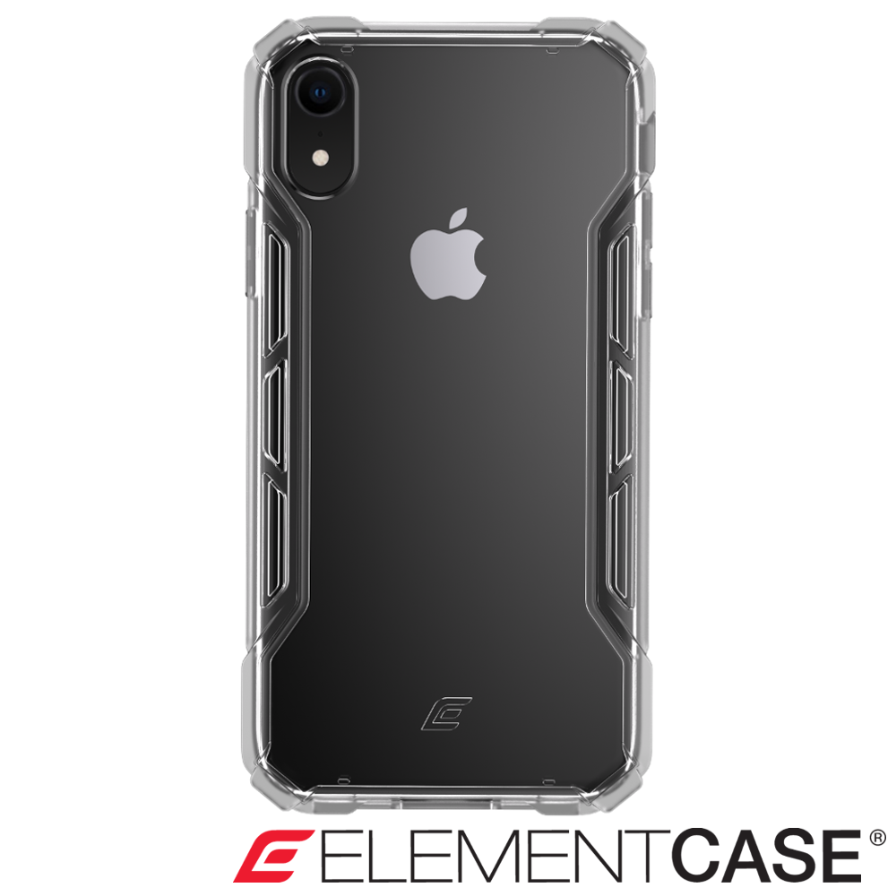 美國 ELEMENT CASE iPhone XR 專用拉力競賽防摔殼 -透明