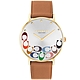 COACH 經典LOGO金亮咖啡色腕錶-36mm(14503974) product thumbnail 1