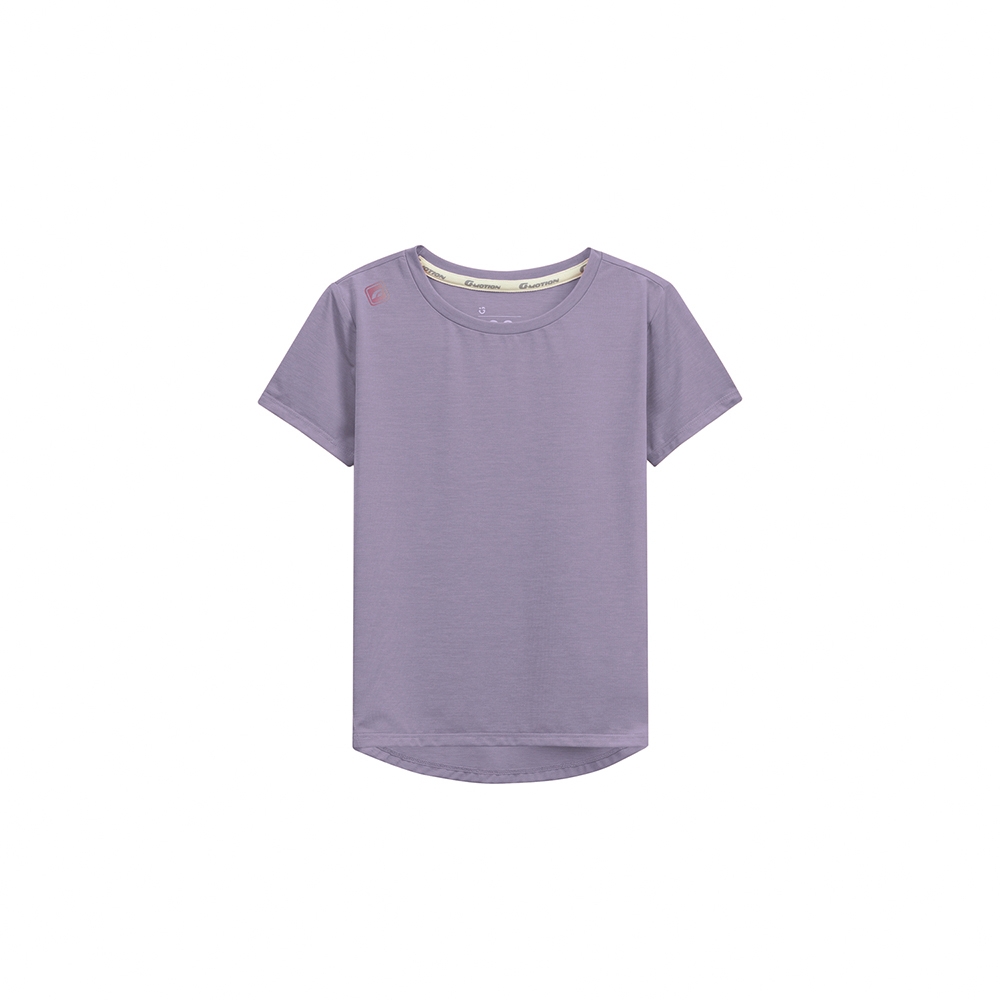 GIORDANO  童裝涼感造型上衣 G-MOTION系列 - 88 仿段彩紫