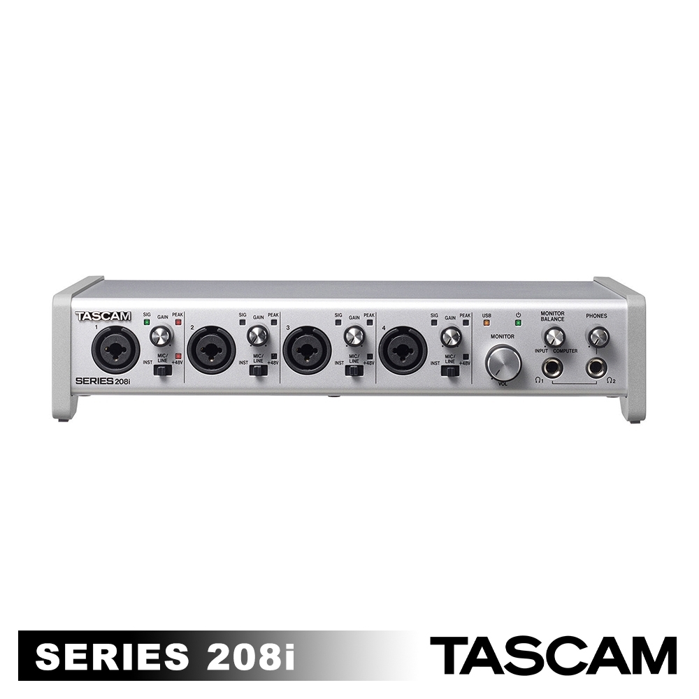 【日本TASCAM】SERIES 208i 錄音介面