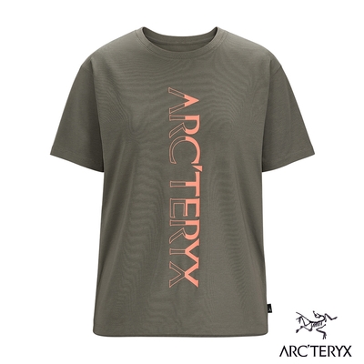 Arcteryx 始祖鳥 始祖鳥登山 始祖鳥戶外 始祖鳥排汗 女 Downword 登山戶外排汗 短袖休閒Tee 糧草綠