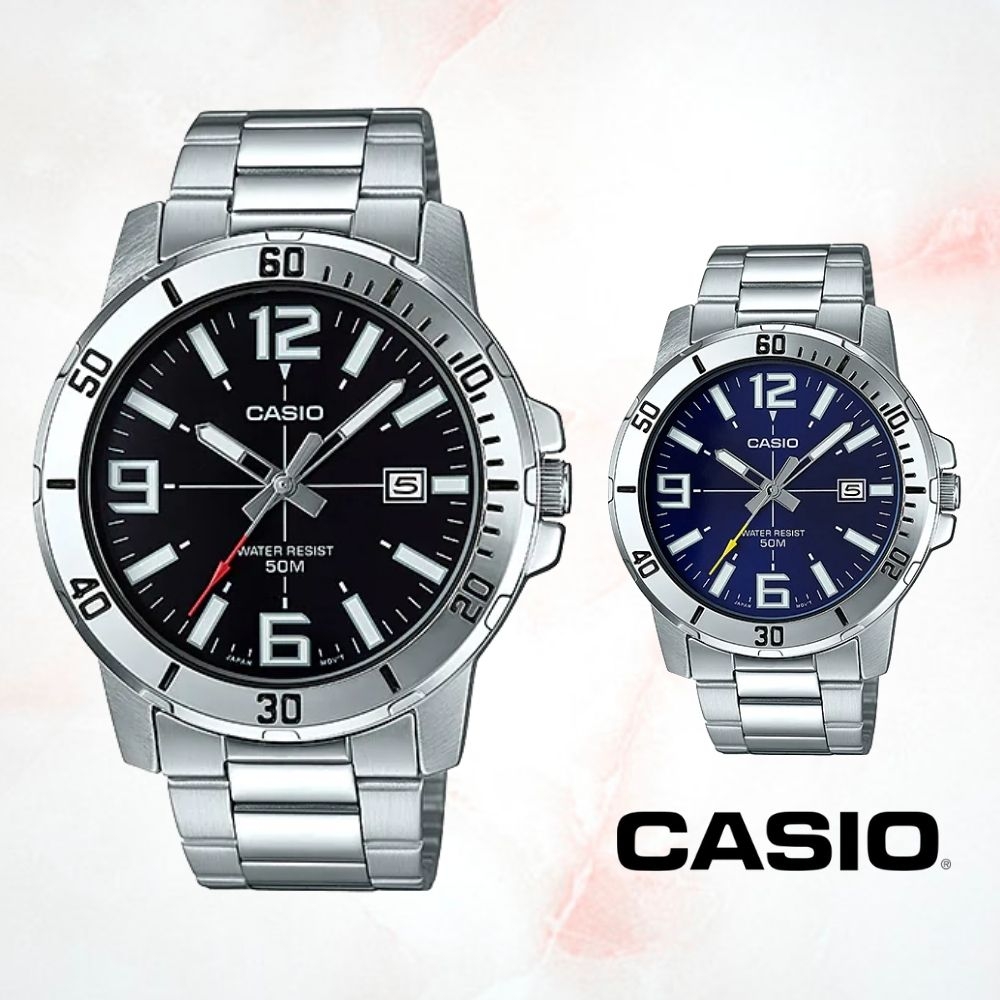 CASIO卡西歐 簡約大方指針錶(MTP-VD01D)