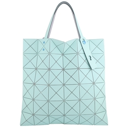 ISSEY MIYAKE 三宅一生 BAOBAO 薄荷綠色霧面三角格6x6手提包