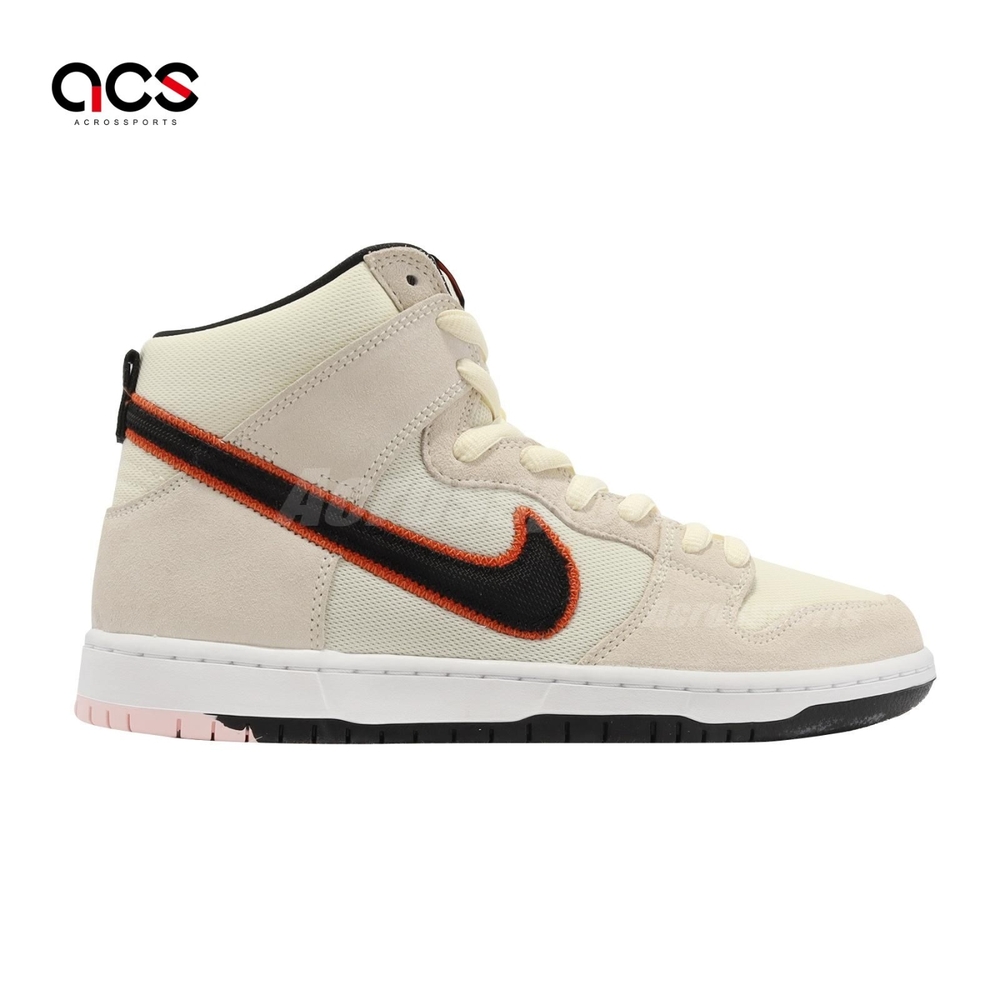 Nike 滑板鞋SB Dunk High Pro PRM 女鞋卡其黑休閒SF Giants DO9394-100