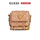 【GUESS】經典菱格金屬鍊條斜背包-咖 product thumbnail 1