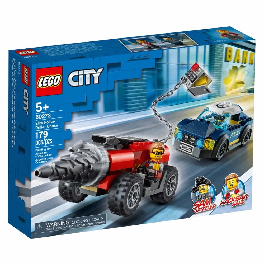 樂高LEGO 城市系列 - LT60273 特警鑽機追逐戰