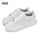 Nike 休閒鞋 Air Force 1 LE 大童 女鞋 全白 白 AF1 百搭 經典  FV5951-111 product thumbnail 1