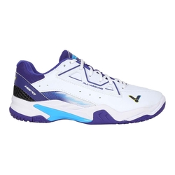 VICTOR 男羽球鞋-4E-訓練 運動 羽毛球 U型楦 勝利 A531W-A 白紫藍綠