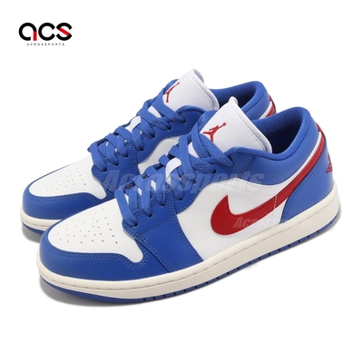 Nike Wmns Air Jordan 1 Low 藍 紅 女鞋 男鞋 AJ1 Sport Blue 喬丹 DC0774-416