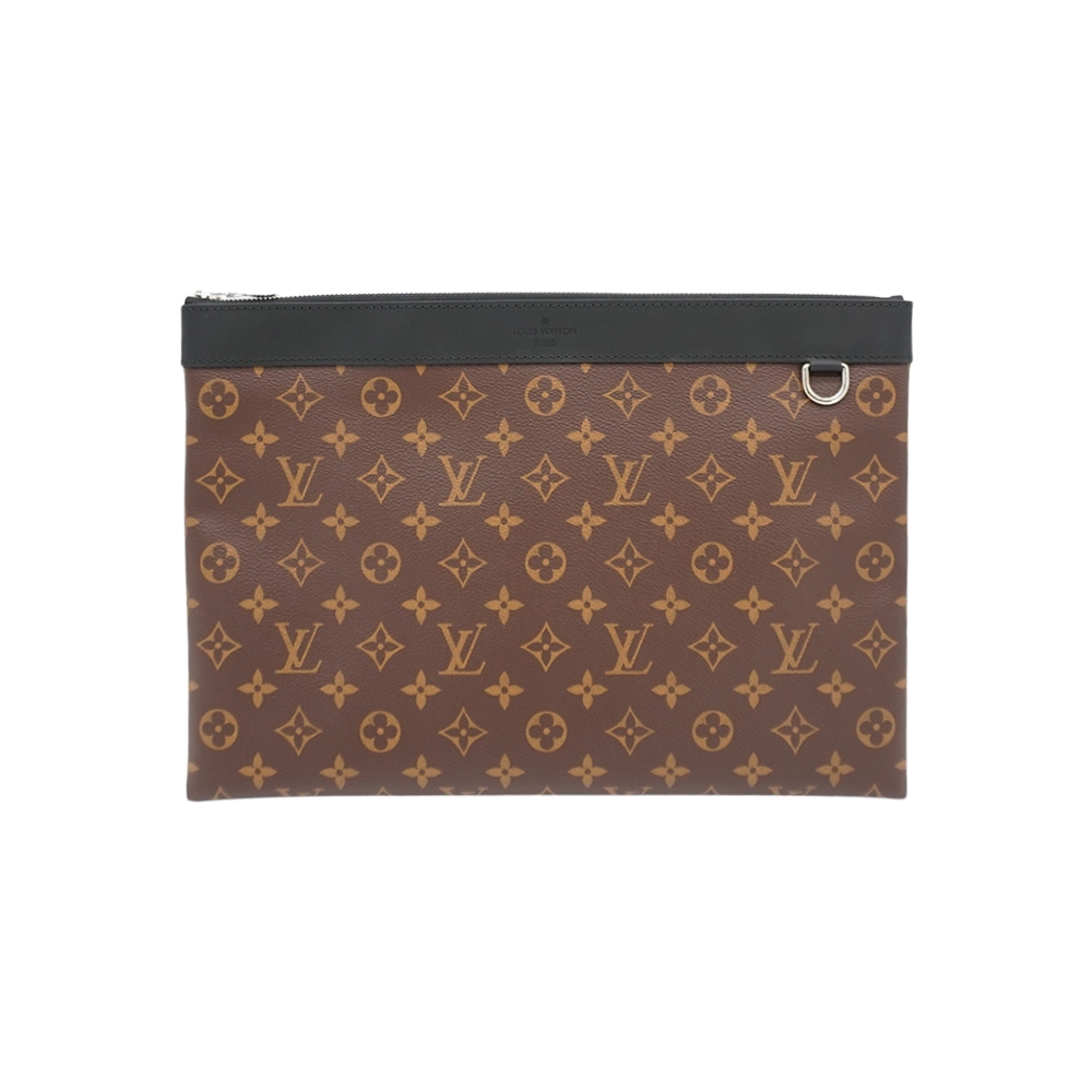 Louis Vuitton Discovery 帆布手拿包(M69411-咖)