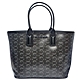 Michael Kors  滿版MK LOGO輕量小型托特包_黑 product thumbnail 1