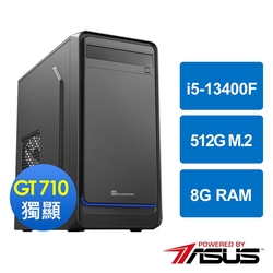 華碩H610平台[海天之月]i5-13400F/8G/GT 710/512G_M2